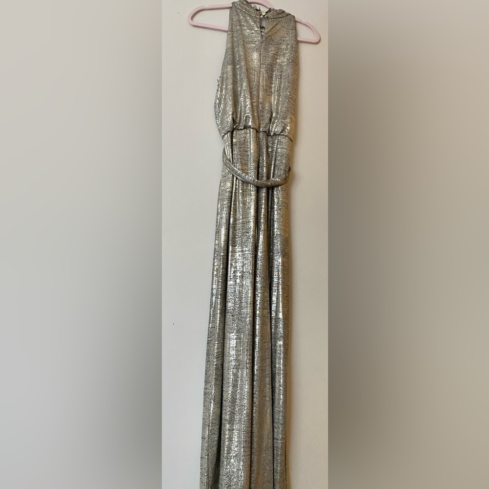 GOLD METALLIC JUMPSUIT